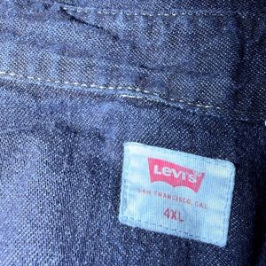 Levi's Dark Blue Denim Jacket 4XL